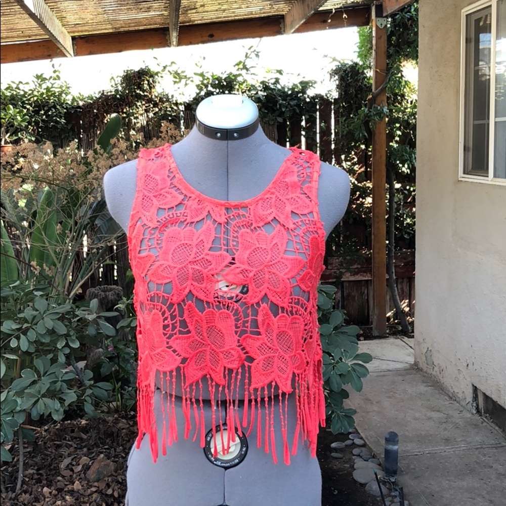 ~Coachella 🏝 boho crop top~